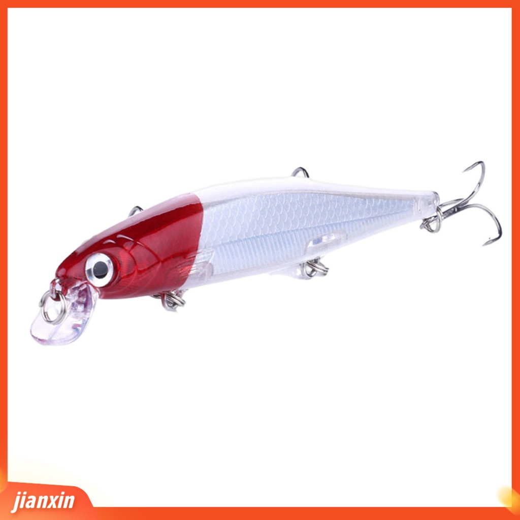 (In Stock) 11cm /13g Umpan Ikan Kecil Tajam Kait 3D Simulasi Fisheye Simulasi Melempar Jarak Jauh Bertengger Angling Lure Alat Pancing