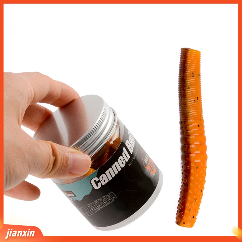 (In Stock) 10Pcs 6.5cm /4g Umpan Umpan Simulasi Menggoda Elastisitas Tinggi Tahan Gigit Angling TPR Tongkat Cacing Mengambang Umpan Lembut Memancing Luar Ruangan