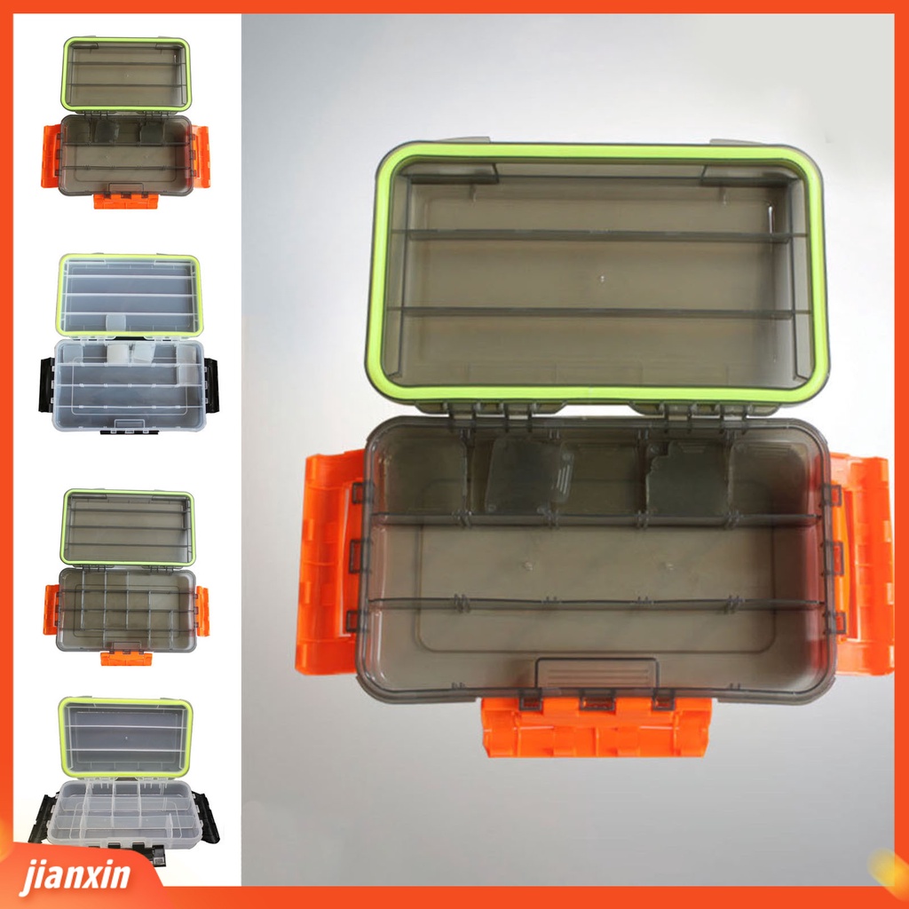 (In Stock) Kotak Umpan Pancing Kunci Tiga Sisi Gesper Dilepas Transparan Umpan Pancing Aksesoris Kecil Organizer Case Perlengkapan Memancing