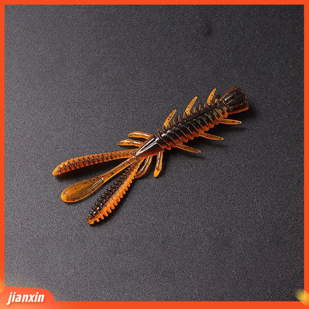 (In Stock) 10Pcs 7cm /2.45g Umpan Pancing Fleksibilitas Yang Baik Desain Simulasi Elastisitas Tinggi Warna Cerah Tahan Gigitan Memancing Tackle TPE Mengambang Crawfish Umpan Udang Lembut Luar Ruangan