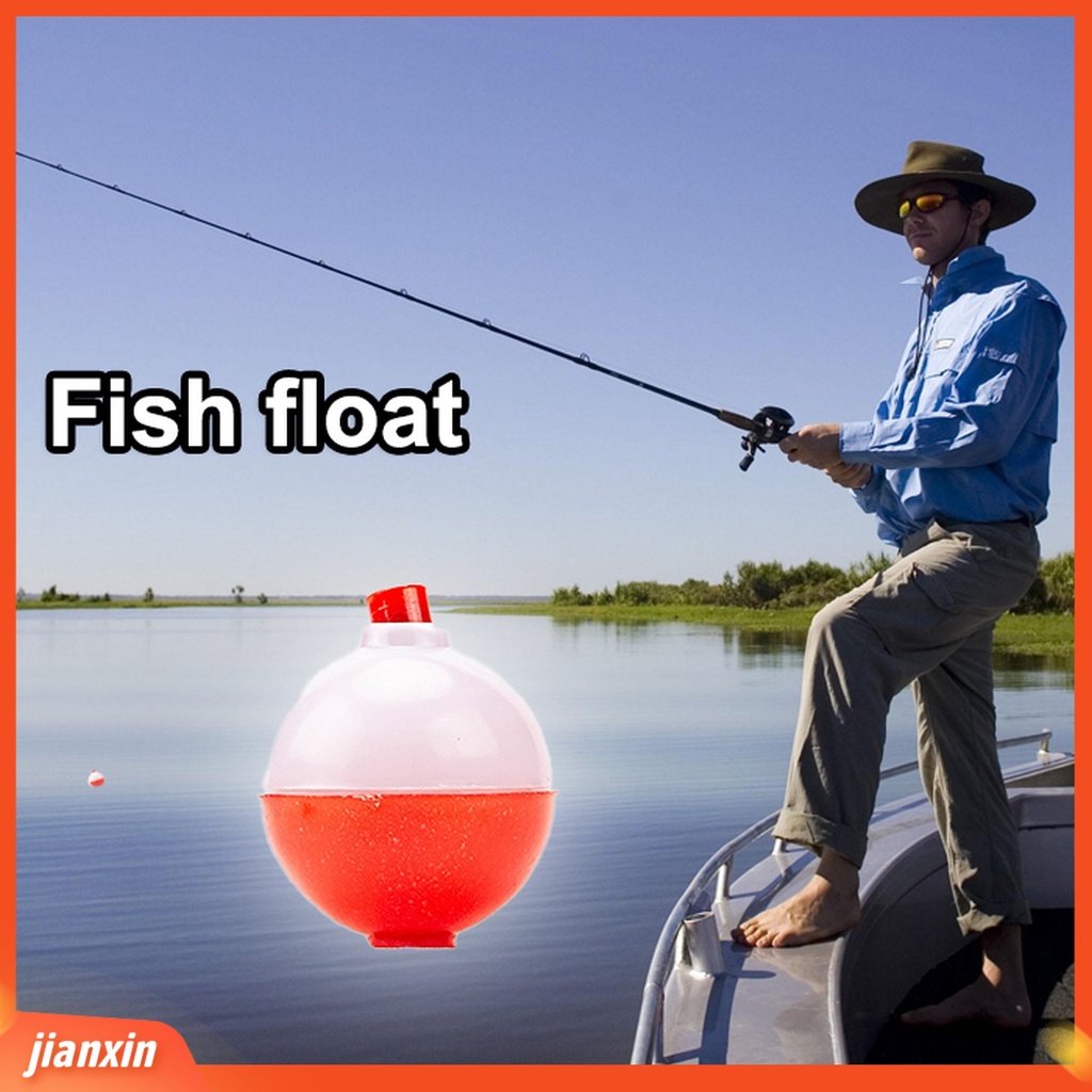 (In Stock) 12Pcs Pelampung Memancing Klasik Anti-Korosi Merah Putih Aneka Pelampung Bobbers Untuk Memancing