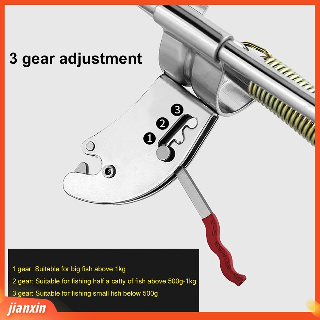 (In Stock) Braket Holder Pegas Sensitivitas Tinggi Stainless Steel Yang Dapat Dilipat Alat Pancing