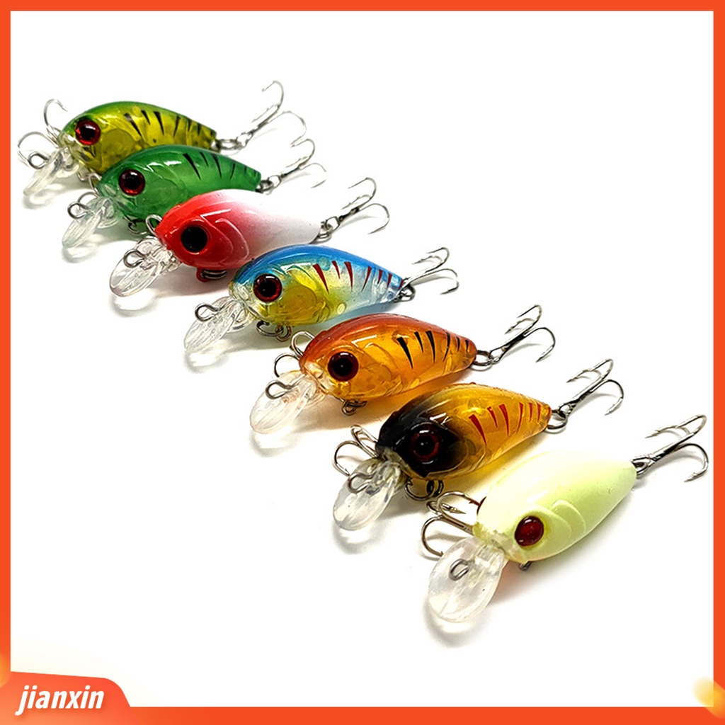 (In Stock) Umpan Pancing Shallow Deep Diving Swim Bait Wobble Hooks Untuk Bass Trout Salmon