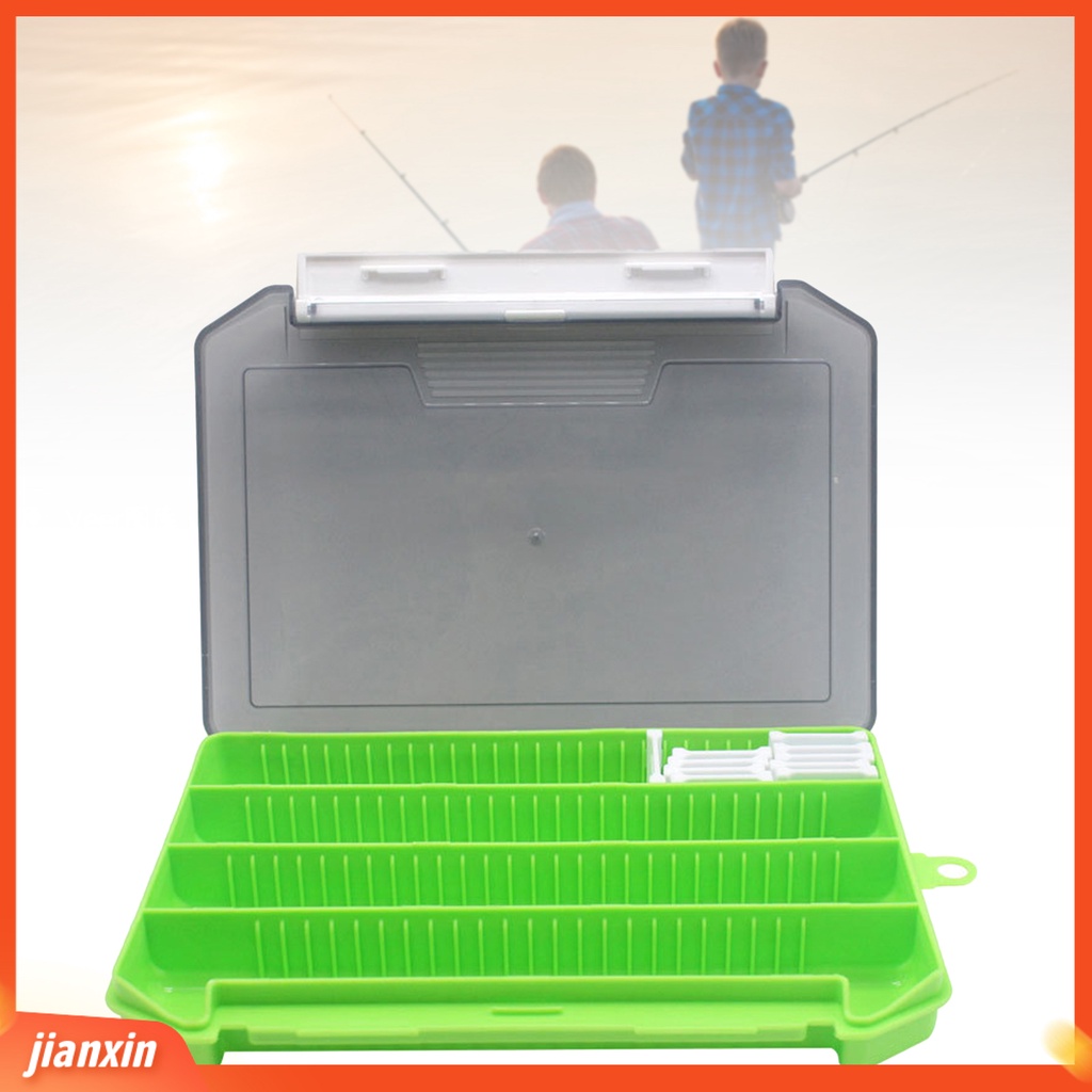 (in Stock) Bait Case Single-Layer Multifungsi PP Plug-in Lure Storage Box Untuk Pecinta Pancing