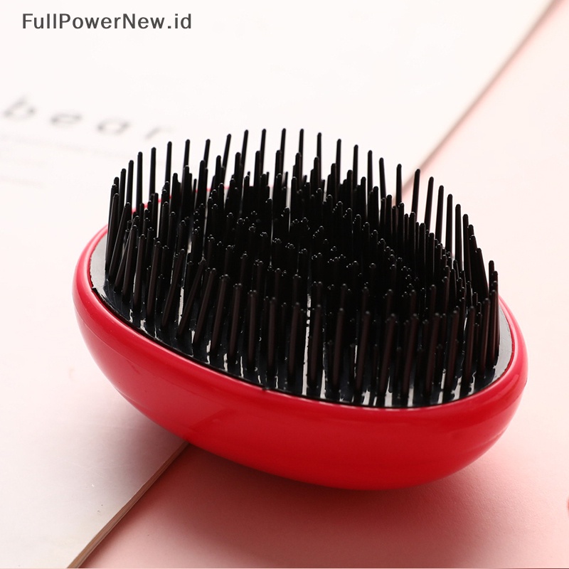 Power Bentuk Telur Perawatan Rambut Anti Statis Styling Tools Hair Brushes Detangling Comb ID