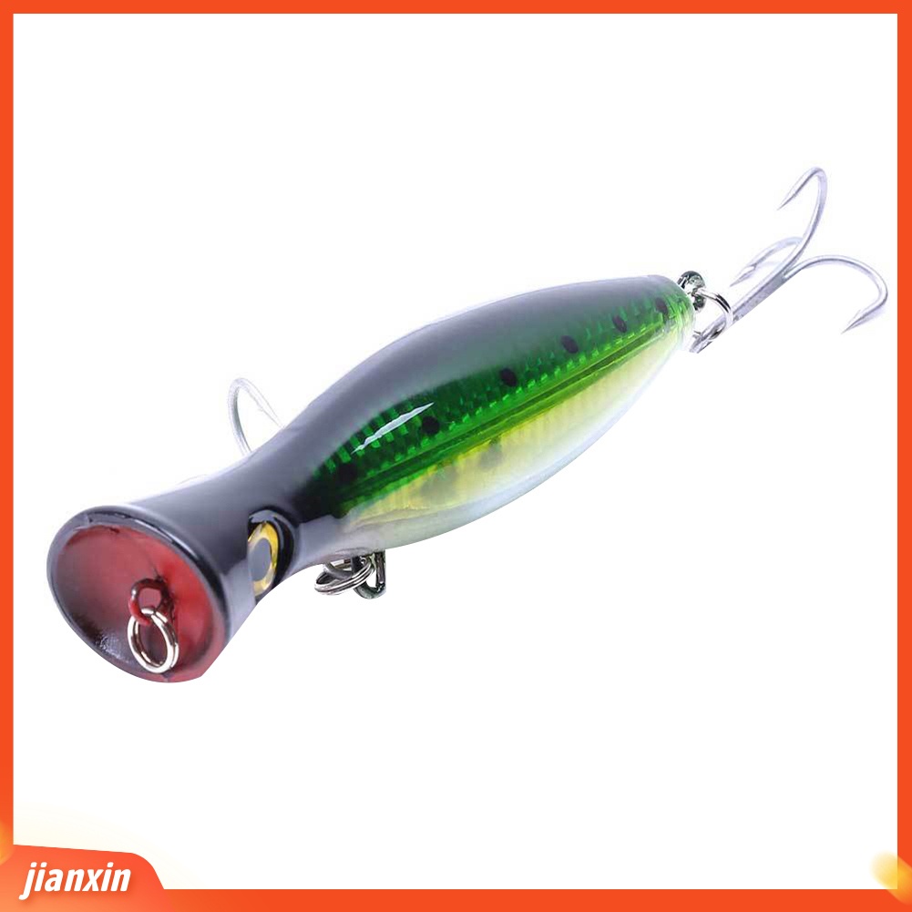 (In Stock) 13cm 43g 3D Mata Popper Lure Top Water Fishing Crankbait Umpan Keras Tackle Tool