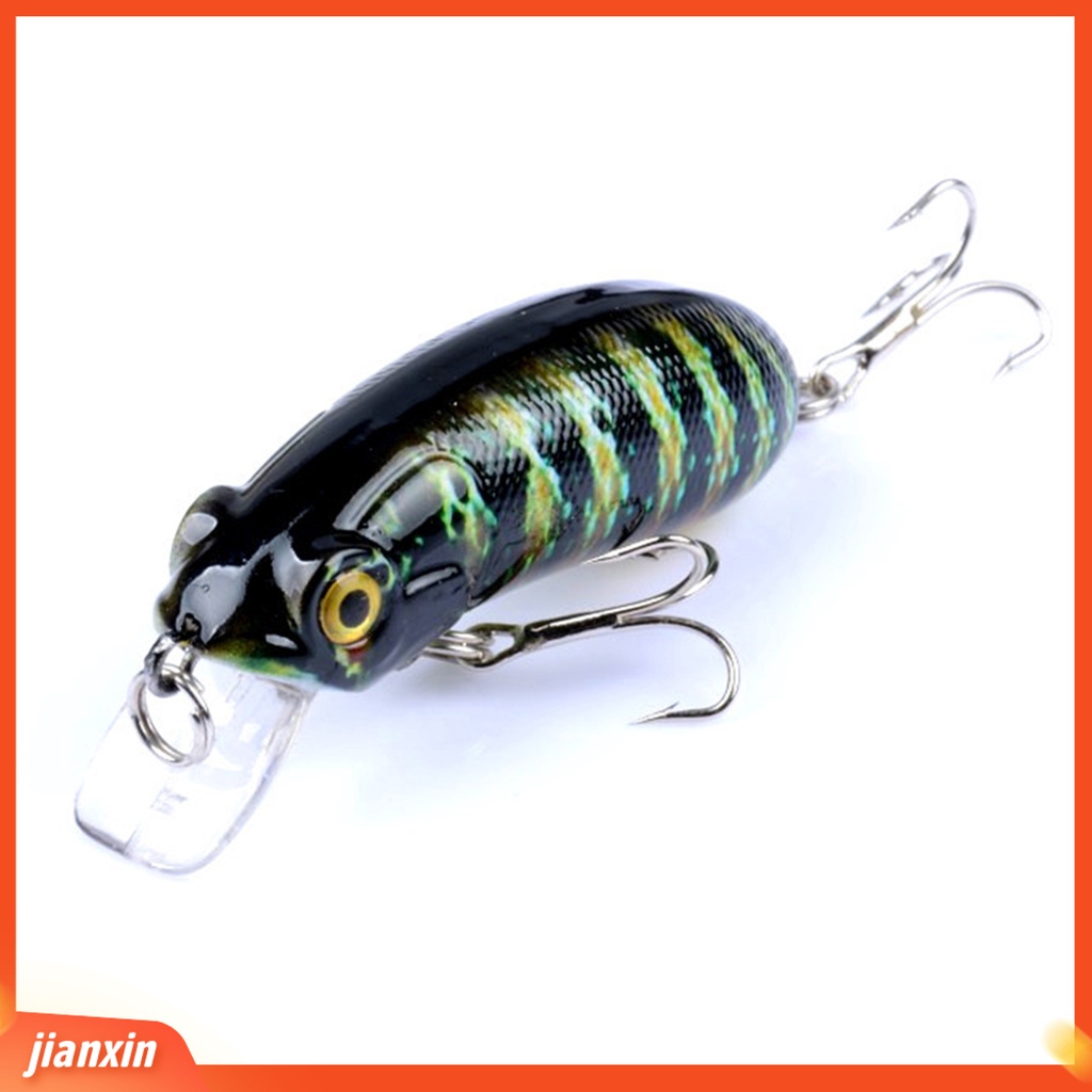(In Stock) Dicat Bionic 3D Mata Tajam Kait Wobbler Ikan Kecil Memancing Umpan Buatan