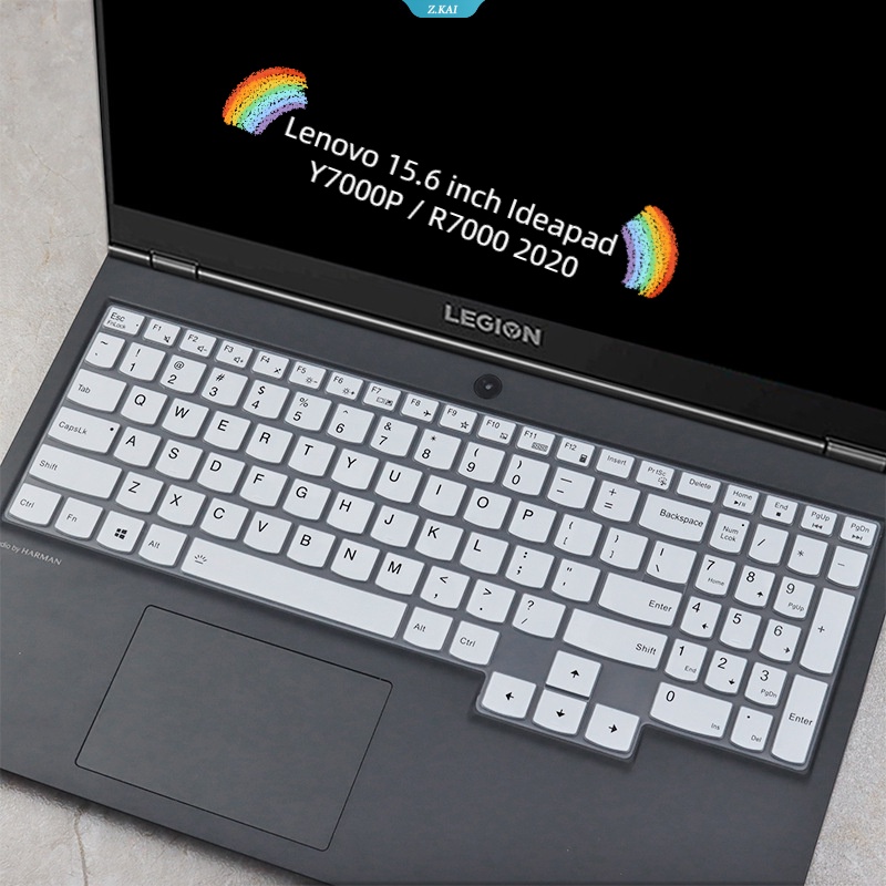 Lenovo Model Laptop 15.6 Inci Untuk Ideapad Y7000P/R7000 2020sarung Keyboard Silikon TPU Lembut Dan Nyaman Dengan Film Perlindungan Keyboard Tahan Debu Dan Berkualitas Tinggi [ZK]