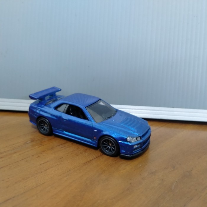 hotwheels Nissan skyline r34 biru fast furious fast superstars loose