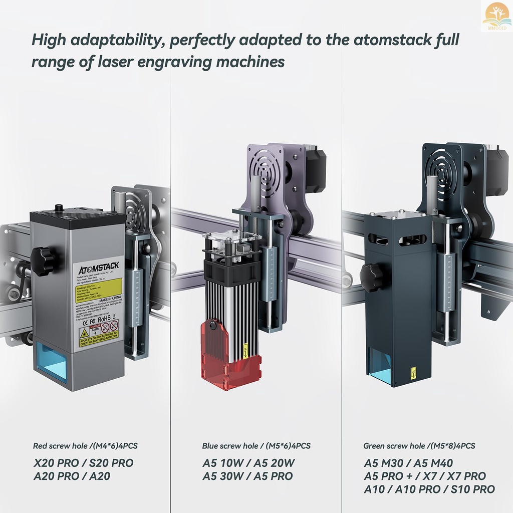 In Stock Atomstack maker L1 Z Axis Screw Slider Untuk Alat Angkat Kepala Laser Yang Kompatibel Dengan Semua Atomstack Laser Engraver X30 /X20 /X7 /S30 /A5/S10 Laser Add-on Parts Aksesori