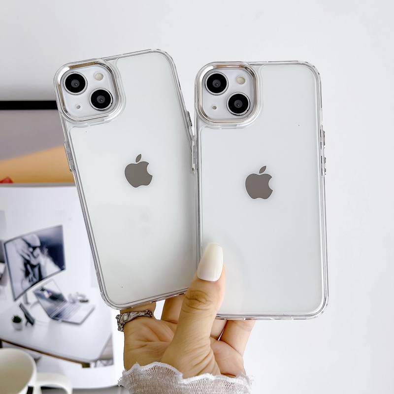 【Independent buttons】Clear Silicone Soft Case IPhone 6S 7 8 Plus SE XR XS Max 11 12 13 14 Pro Max 14 Plus