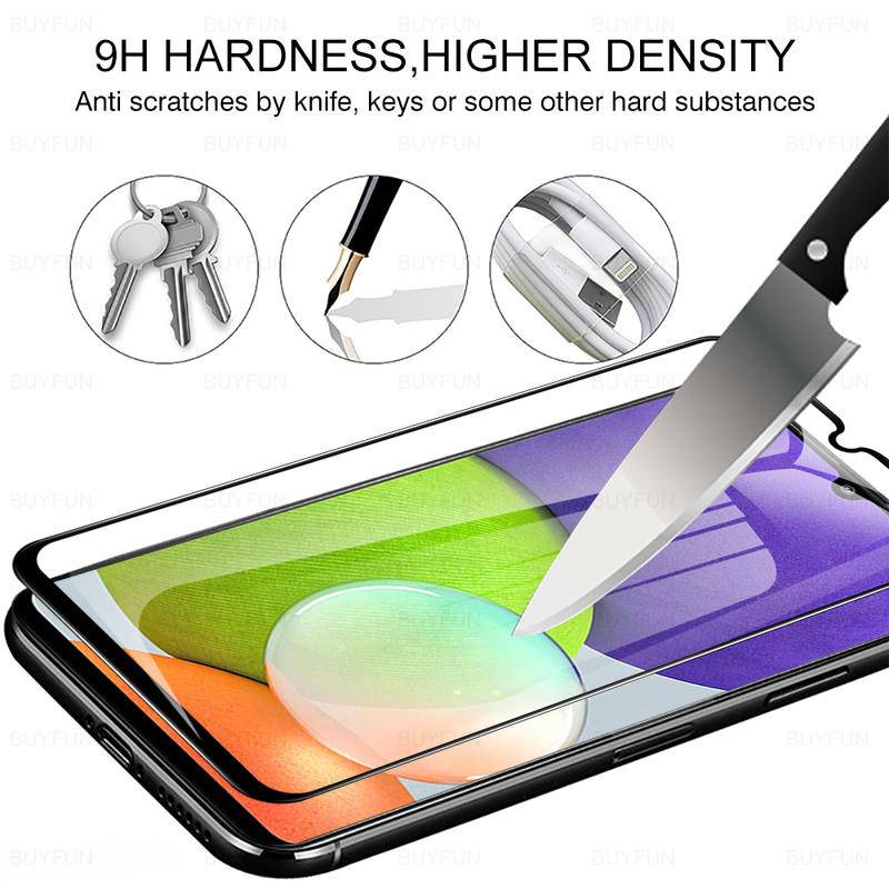 2pcs Tempered Glass Untuk Samsung Galaxy A9s A04s A03s A02s A9 A8 star A3 A2 A04 A03 A01 Core Pelindung Layar Untuk Samsung Galaxy A8 A6 Plus C9 C7 C5 Pro A750 A7 A5 A04e A02 Film