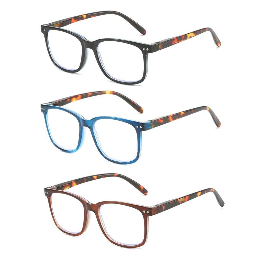 LILY Frame Ultra Ringan, Kacamata Baca Pelindung Mata, Kacamata Hiperopia Cahaya Biru Portabel Vintage Yang Nyaman Untuk Pria Wanita