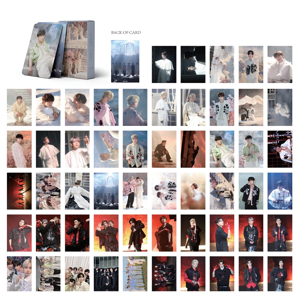 55pcs /box EN-HYPEN Album Kurban Photocards Eat Me Up Lomo Card ENHYPEN Kpop Postcards