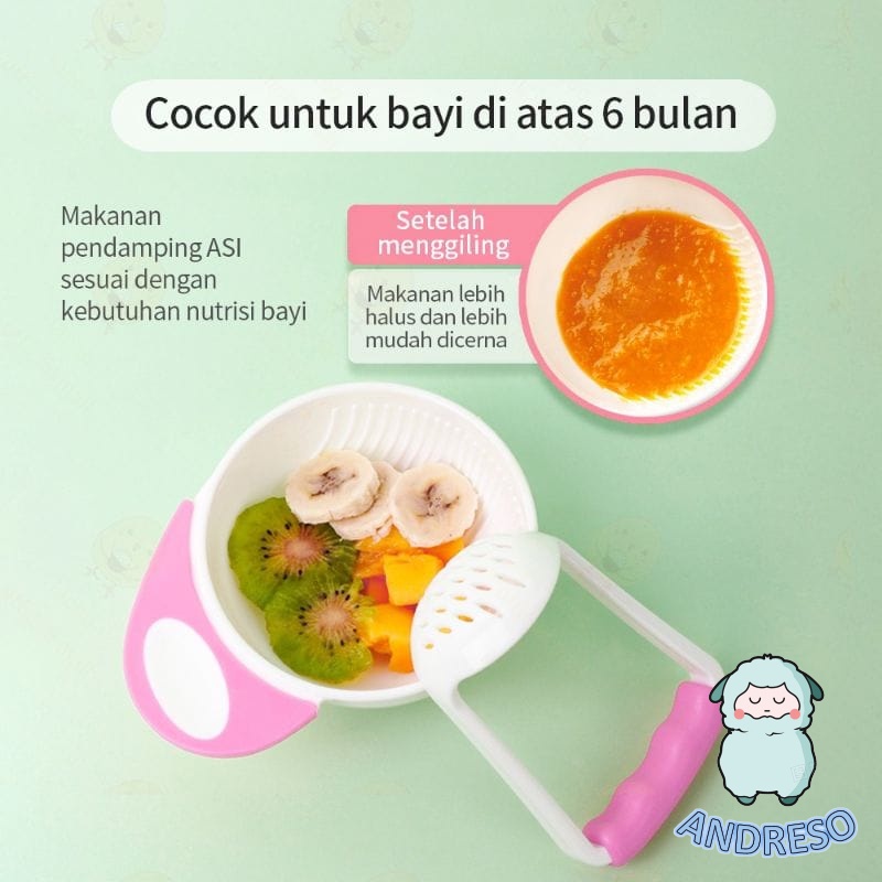 Grinding Bowl Mangkok Mpasi Baby Food Maker