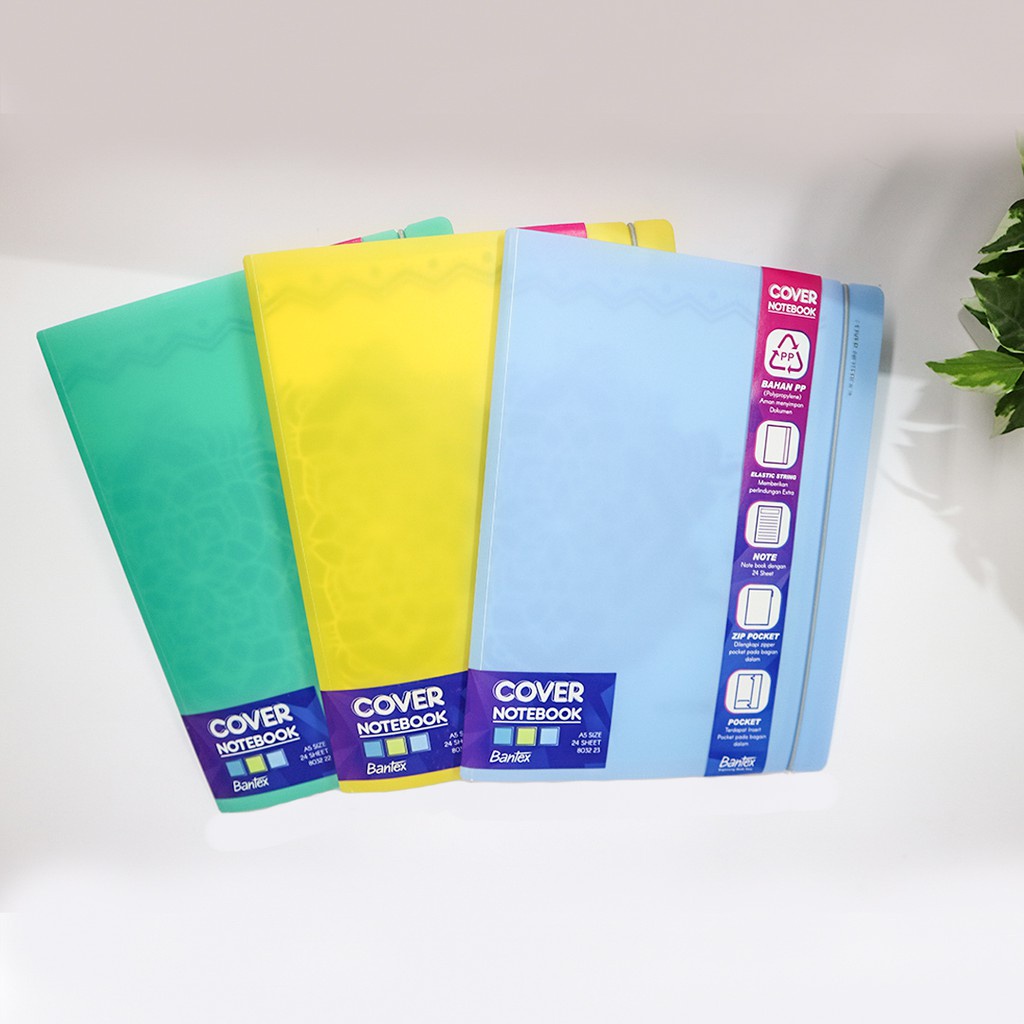 

[Artomas] Bantex Notebook A5 24 Sheets With String #8032