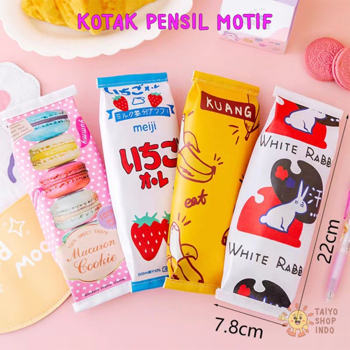 

TAIYO Tempat Pensil Fashion Motif Jepang Kotak Pensil Anak Sekolah