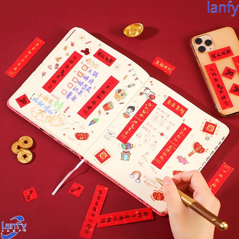 LANFY Stiker Skrup Antitetis Kreatif Kartun Scrapbooking DIY Diary Stiker Ponsel Stiker Hias