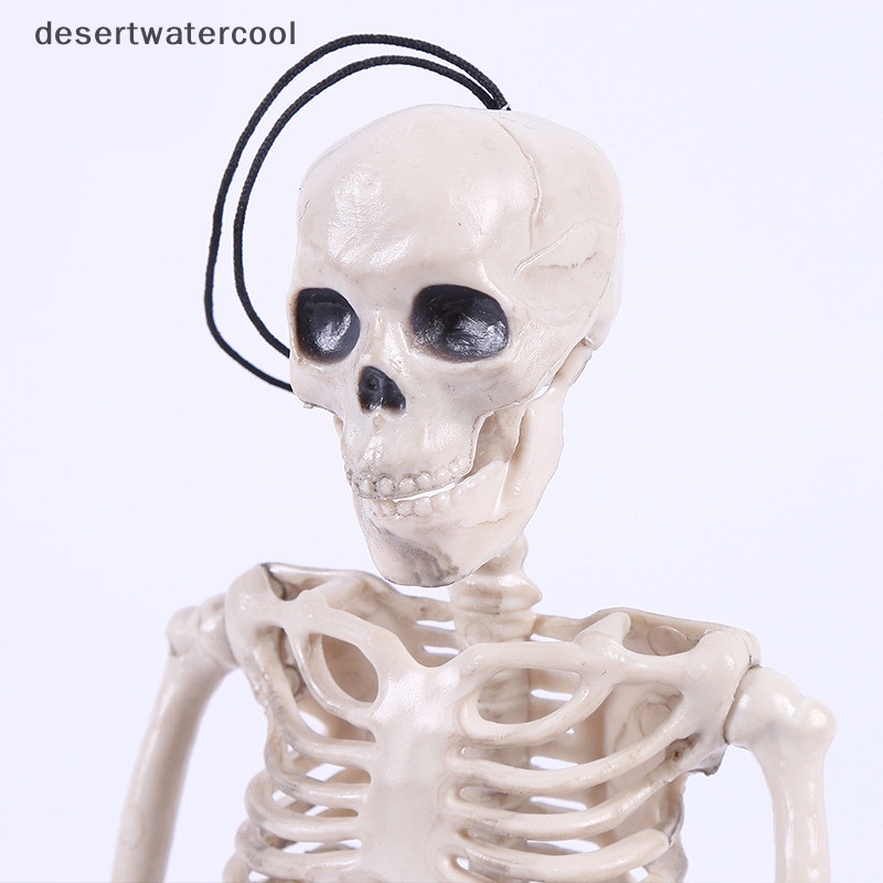 Deid Kerangka Posable Halloween Decor Mengerikan Tulang Pria Merayap Dekorasi Pesta Martijn