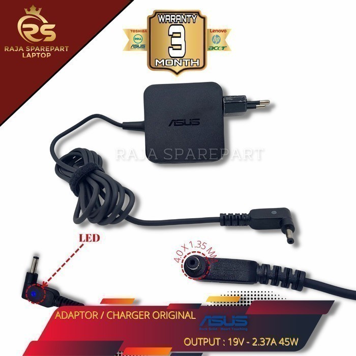 Charger Adaptor Asus Original UX42 UX42A UX42VS UX50 UX52 X542 X542UR - 19V 1.75A 33W