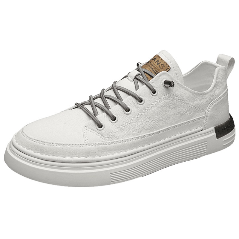 Ledoo Sepatu Putih Casual Sepatu Pria Kulit Sneakers Pria Import Sneakers Lari Fashion Sport Shoes C