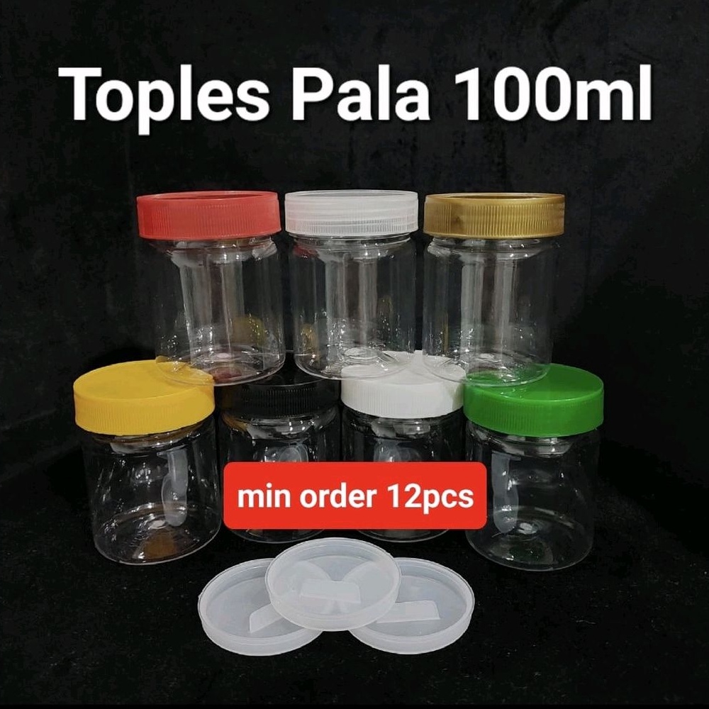 Toples PALA 100ml + Sumpal | Toples 100ml Plastik PET