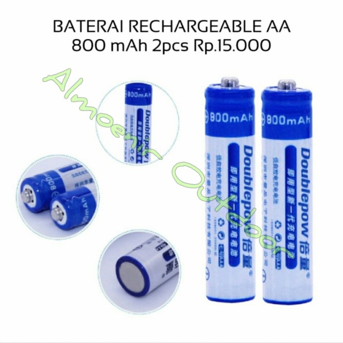 Baterai Rechargeable Casan Charger Battery AA AAA - Battery AA