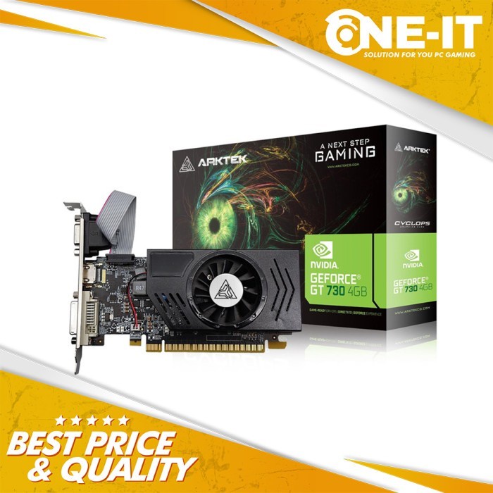 VGA ARKTEK NVIDIA GEFORCE GT 730 4GB DDR3 128-bit Lp