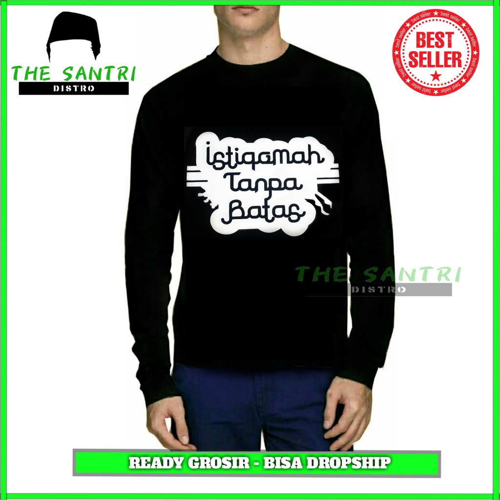 Kaos Istiqomah Tanpa Batas  / Kaos Sholawat GRATIS ONGKIR / Kaos Syubban / Syubbanul Muslimin / Kaos