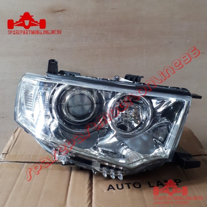 Head Lamp Lampu Depan Mitsubishi Pajero Sport 2008 2010 2012 DEPO
