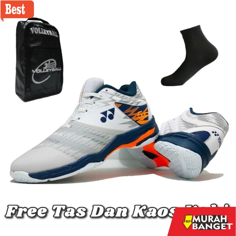 Sepatu bulu tangkis terbaru- Sepatu Badminton Yonex SHB 57 EX / Sepatu Olahraga Pria / Sepatu Badmin