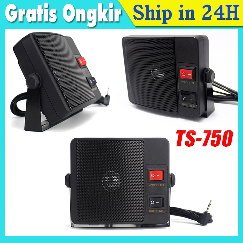 Extra Speaker Tambahan Diamond TS-750 Speaker Radio Rig HT Spiker SSB HF Motorola Kenwood Icom Yaesu