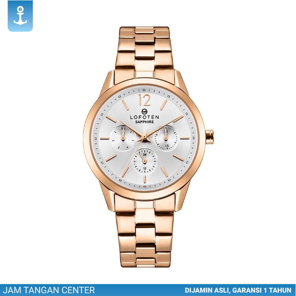 LOFOTEN Jam Tangan Analog Wanita F-2309LF Stainless Steel