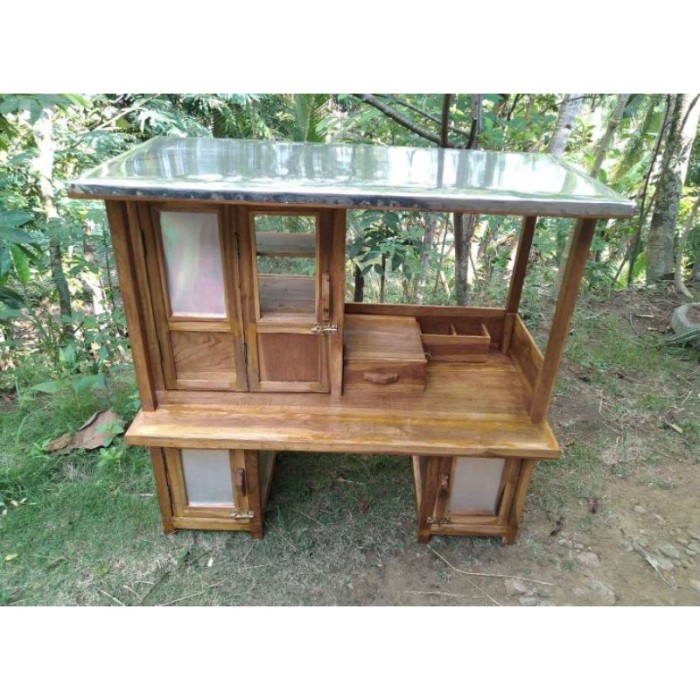 Murah Gerobak Motor Keliling Kayu Mahoni Free Ongkir Realpict Termurah