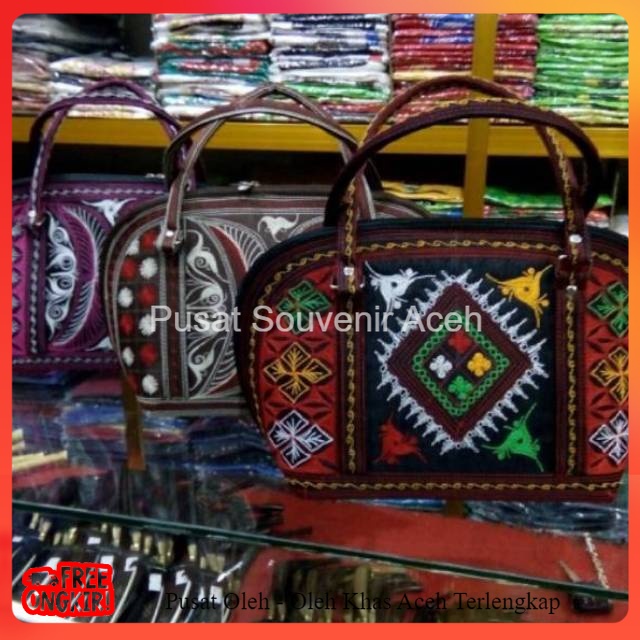 Tas keong sumbu besar/tas keong khas Aceh/tas tenteng /fashion wanita