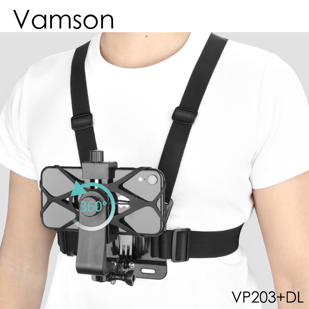 Tali Dada Stabilizer Hp Mobile Phone Clip Chest Strap Belt for iPhone Xiaomi Samsung Huawei for Inst