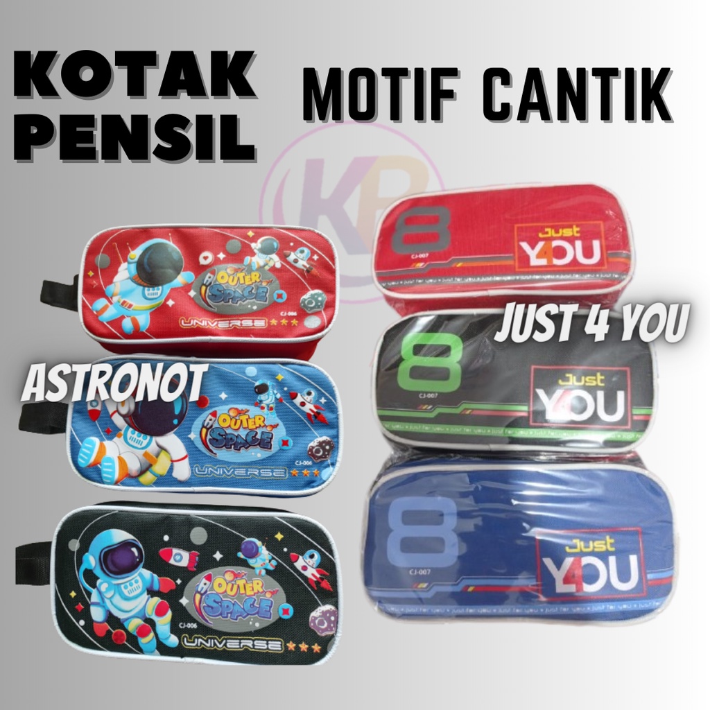 

Tempat Pensil Kain Motif / Kotak pensil Lagi Trend Saat Ini / Pencil Case / Resleting Satu / Toko Gemilang
