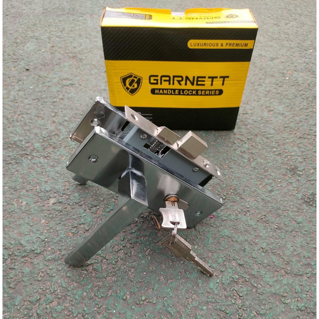Kunci Pintu Rumah GARNETT KOMPLIT 1 SET Handle Pintu KECIL