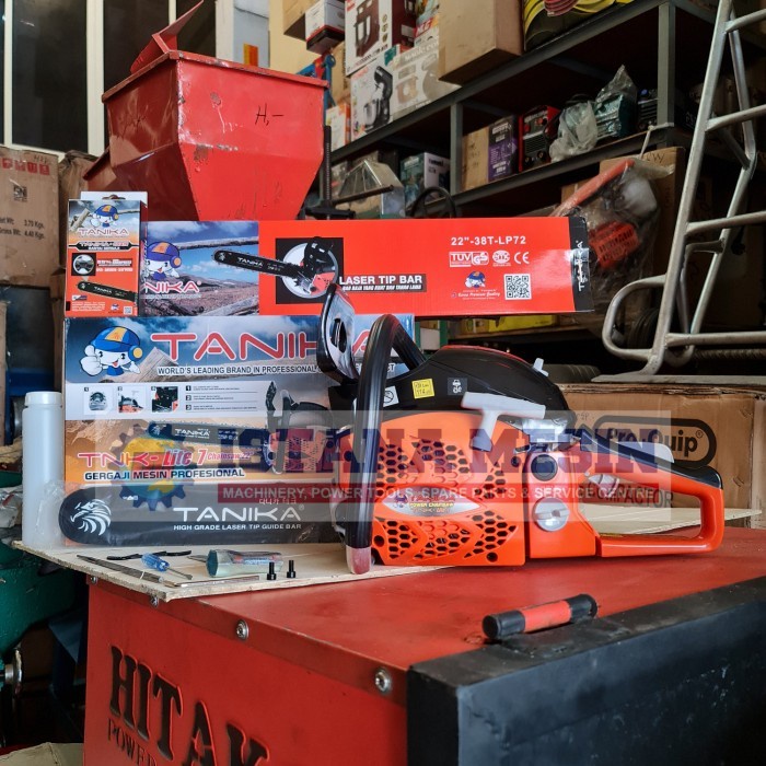 MESIN POTONG KAYU TANIKA LITE 7 CHAINSAW 22" SINSO SENSO GERGAJI Best