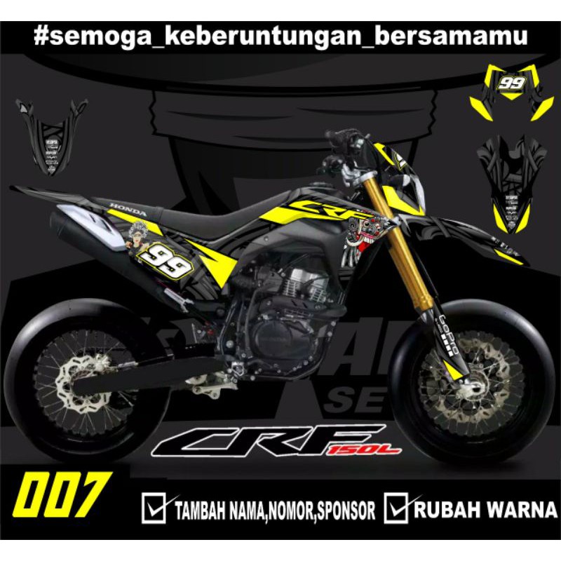 Stiker decal CRF 150 L barong - Fullbody-Dekal CRF 150 L Trail Supermoto minimalis