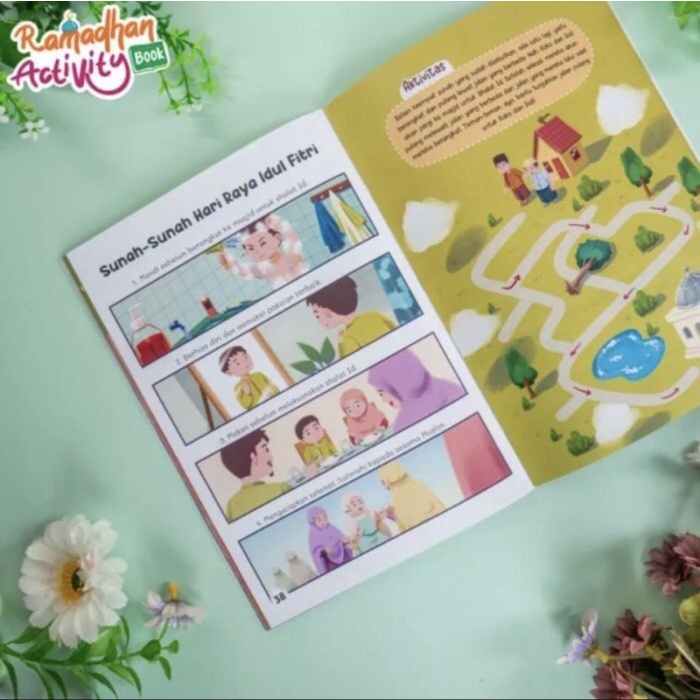 Ramadhan Activity Book Buku Aktivitas Ramadhan Ramadan Ramadhon Romadhon