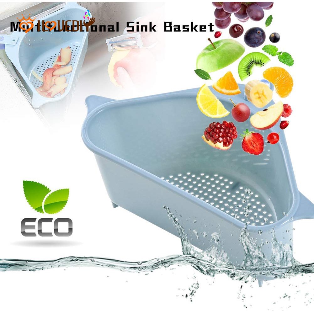Hot Sale/Rak Wastafel Suction Cup Dapur, Tempat Penyimpanan Segitiga, Rak Rak Gantung Sudut, Saringan Wastafel, Organizer Kamar Mandi