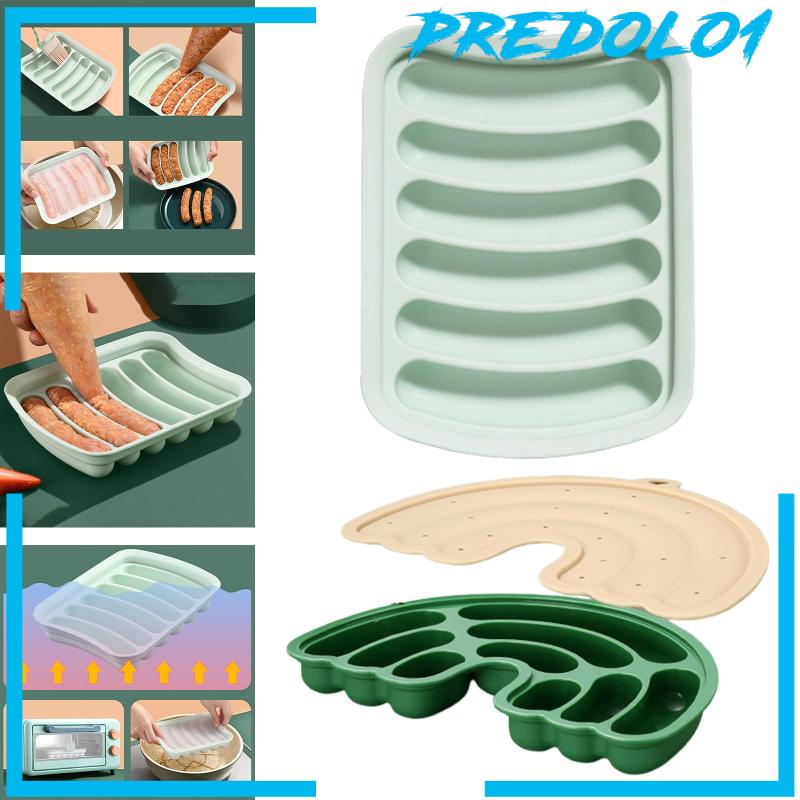 [Predolo1] Rongga Sosis Pelengkap Sosis Silikon Untuk Hot Dog Sarapan DIY