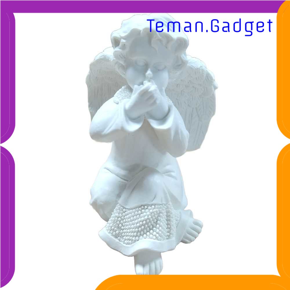 TG -  ART Lightup Patung Taman Malaikat Angel Shaped Decorative Garden Statue - LU01