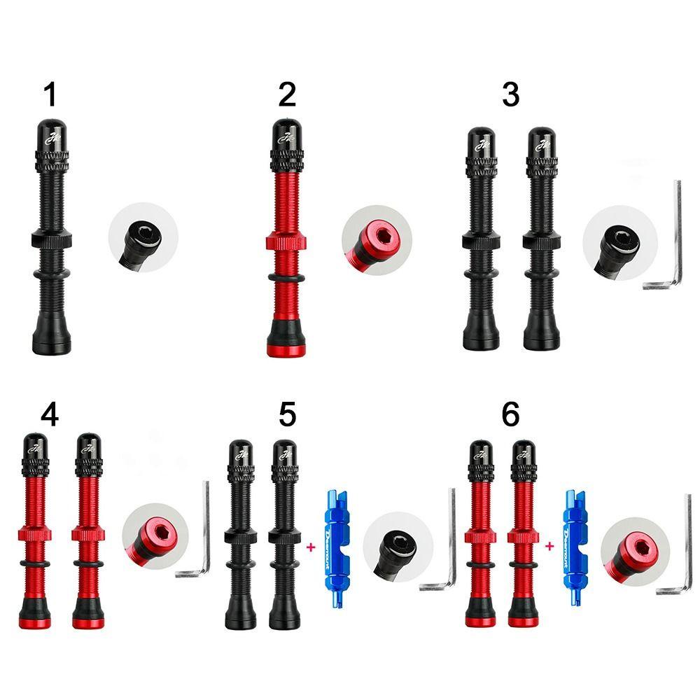 R-FLOWER 1pc/1set Schrader A/V Klep Baru 60mm MTB Sepeda Jalan Presta Valve