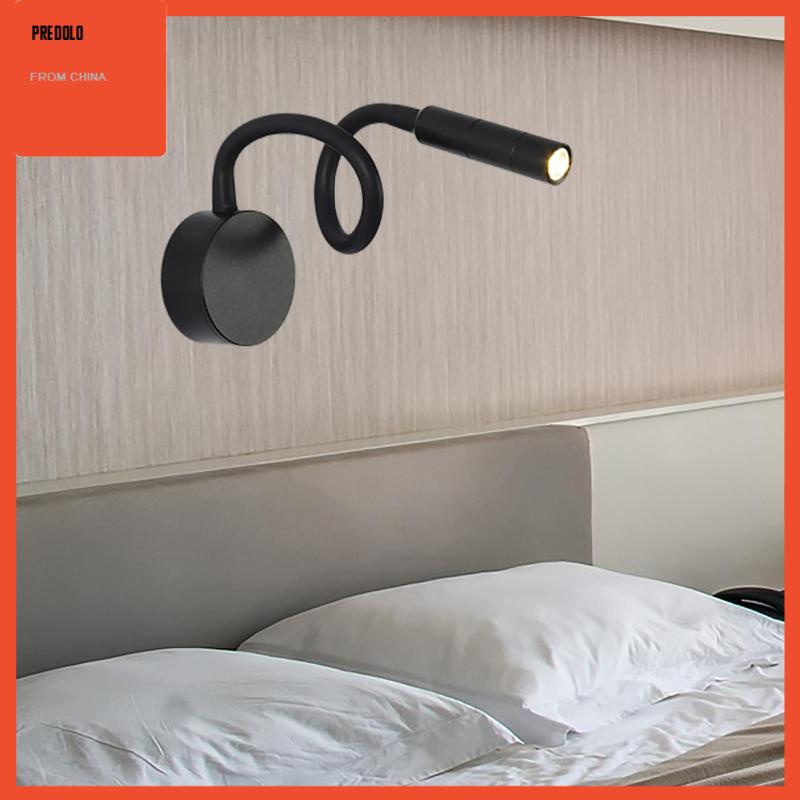 [Predolo] Lampu Dinding LED Minimalis Fitting Selang Flexible 3W Untuk Kamar Tidur
