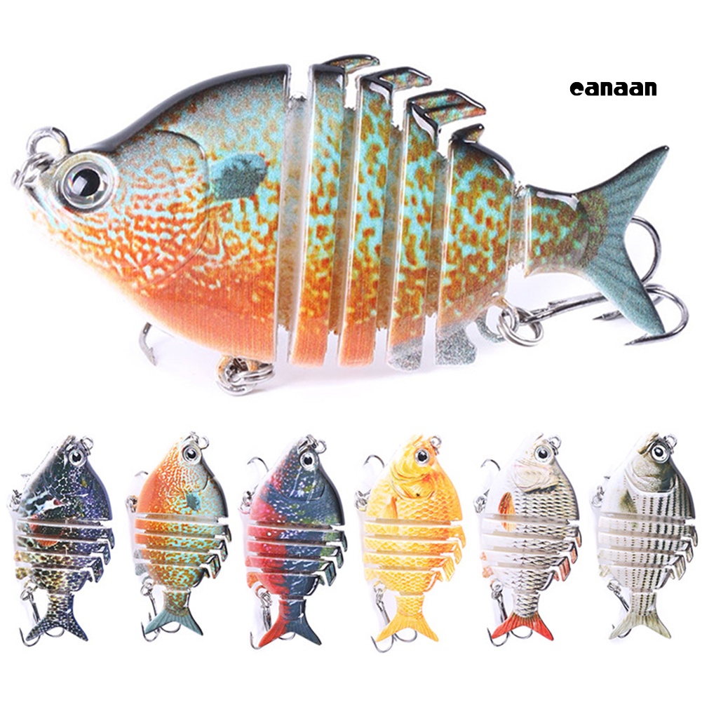 Cnn-6.35cm 8g 6bagian Buatan Memancing Umpan Wobbler Ikan Renang Alat Tackle