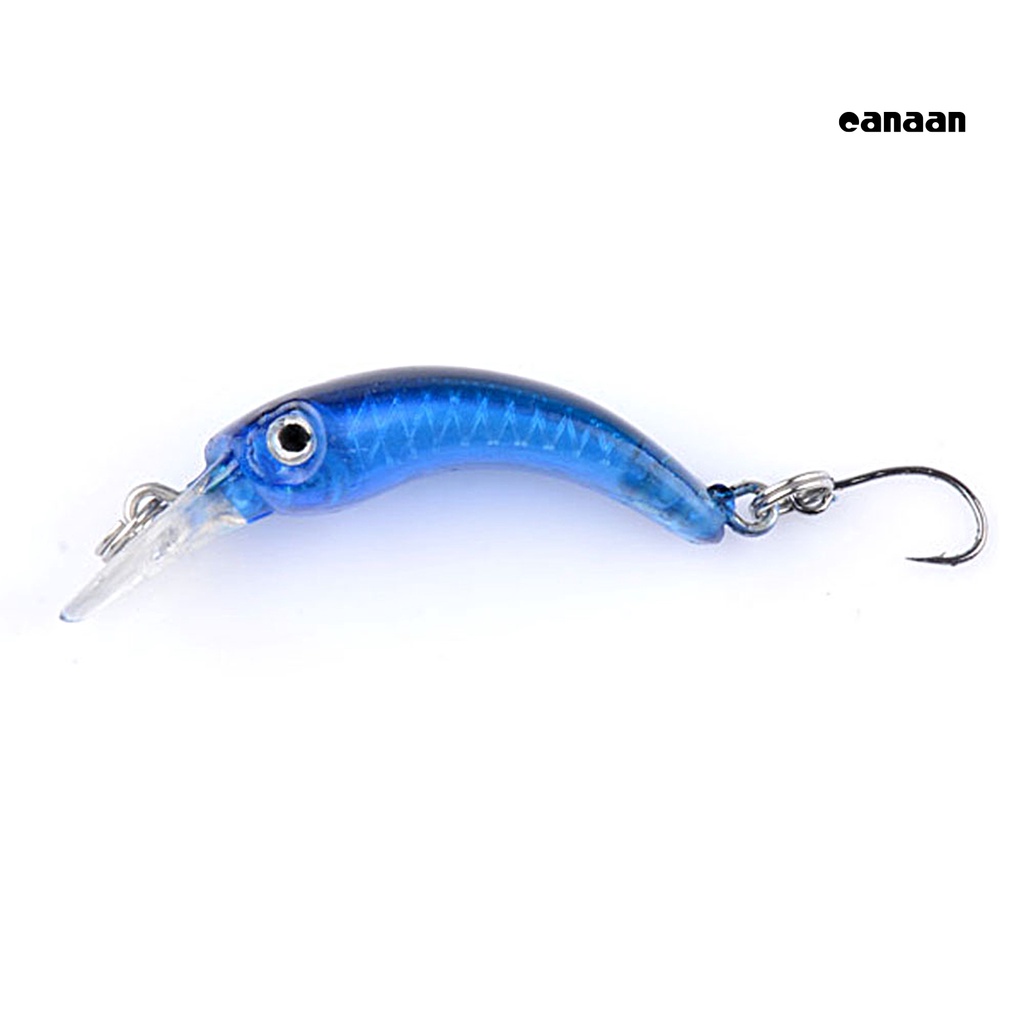 Cnn-7pcs/set 1.5g/4cm Memancing Umpan 3D Mata Tajam Kait Universal Mini Simulasi Ikan Kecil Topwater Umpan Buatan Memancing Aksesoris