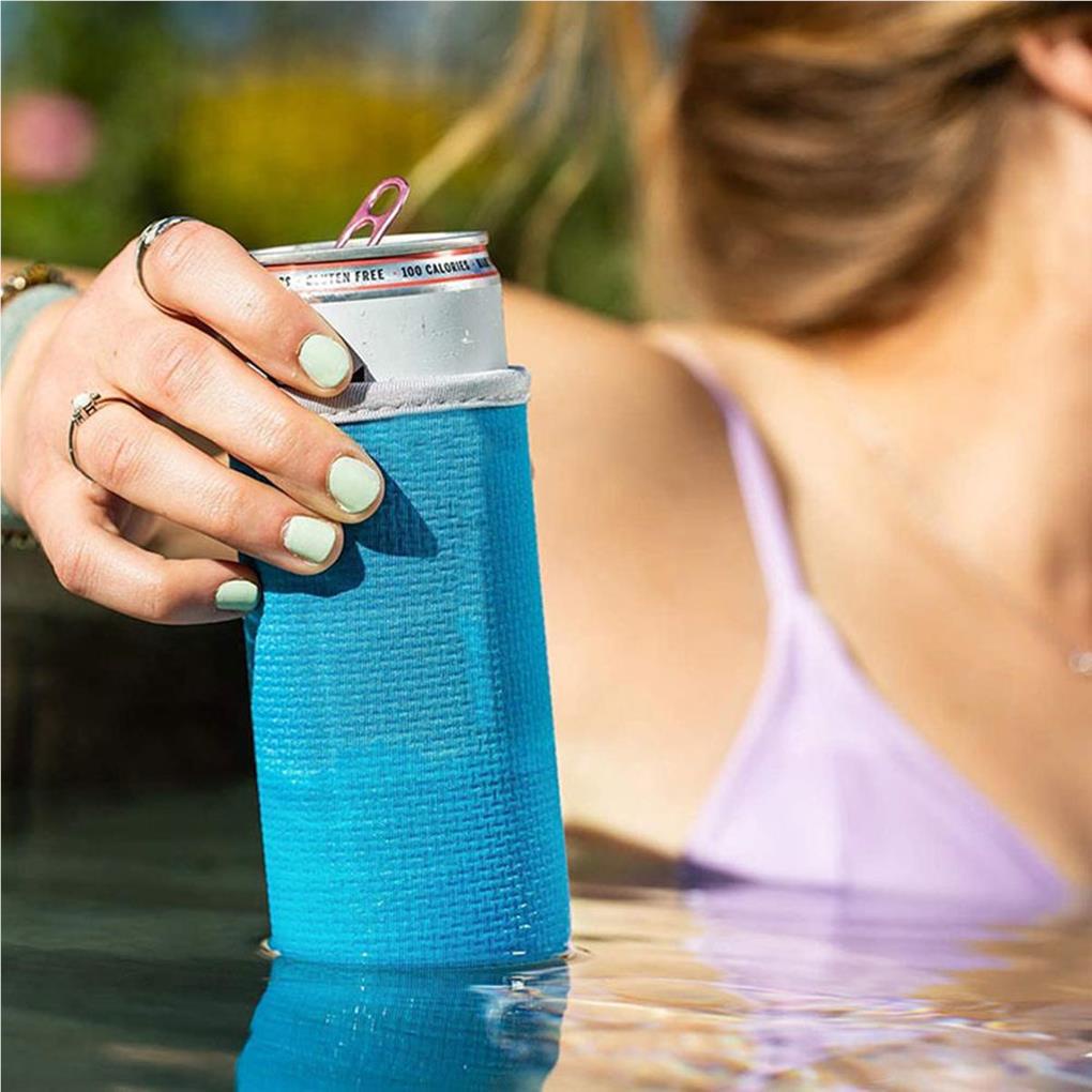 5buah Camping Can Bottle Sleeve Insulated Beer Cover Pelindung Penutup Elastis Cooler Protector Untuk Pernikahan
