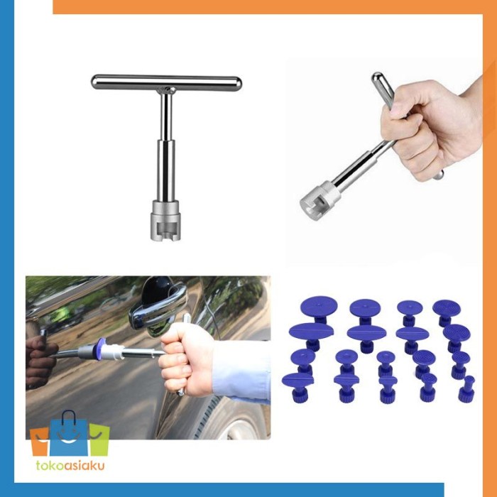 Alat Ketok Magic Penghilang Penyok Mobil T Shape Dent Puller PDR06